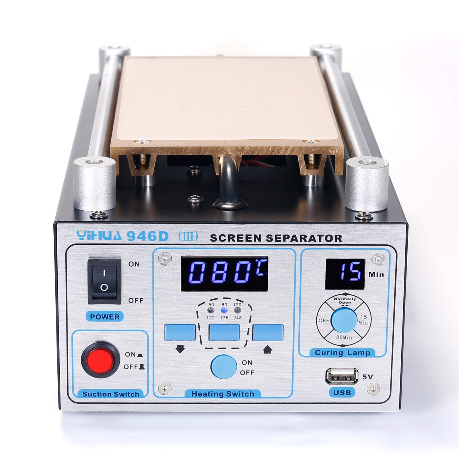 三洋電機 Linguaphone LCD-D2 CDプレーヤー 日本制 Amazon.com: YIHUA 946D-III Digital LCD Screen Separator 5V 1A USB